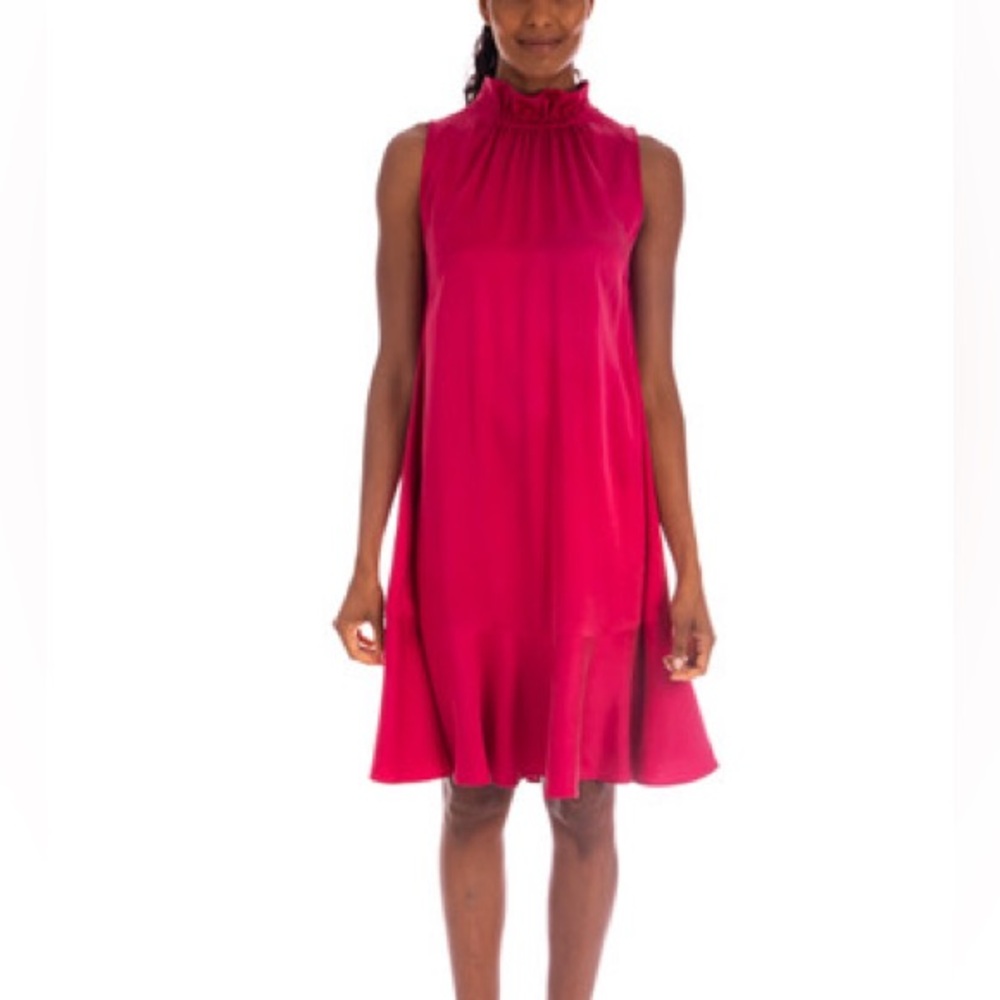 Badgley Mischka Red Sleeveless Mini Dress